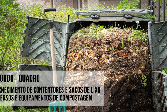 Central de Compras da CIMBAL lança Concurso Público para celebração de Acordo-Quadro para Fornecimento de Contentores e Sacos de Lixo Diversos e Equipamentos de Compostagem